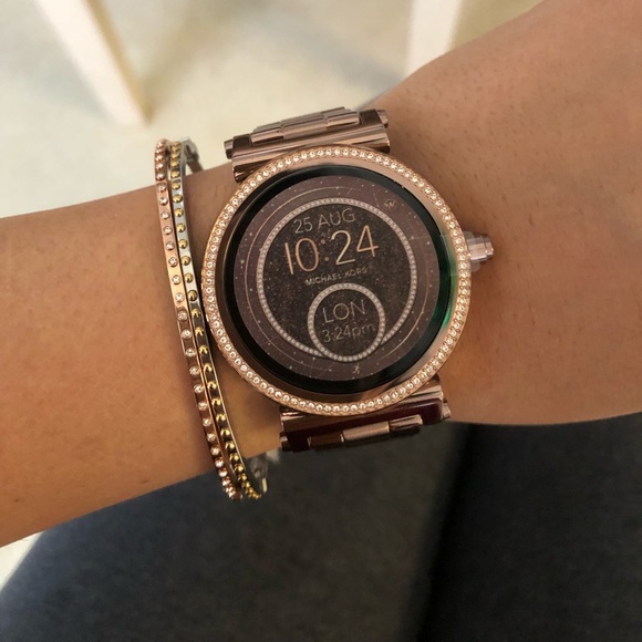 michael kors smartwatch chocolate